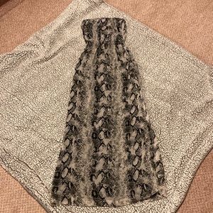 Bar III maxi print dress.